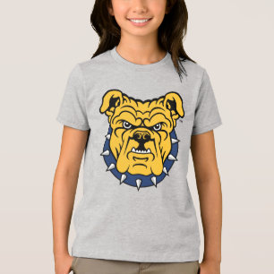 NCA&T Staatsuniversiteit Bulldog gezicht Tri-Blend Shirt
