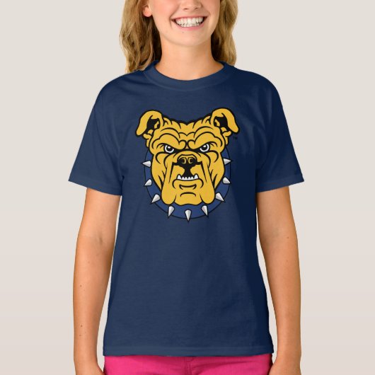 NCA&T State University | Bulldog Face 2 T-shirt (Voorkant)