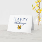 NCA&T State University | Bulldog Gezicht Kaart (Gele Bloem)