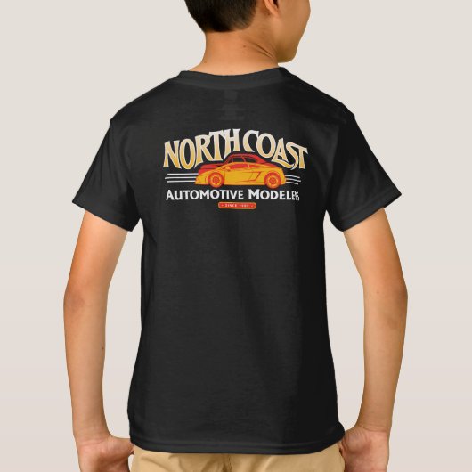 NCAM Klassiek Kinder Shirt-Gedrukt voor & achter T-shirt (Achterkant)