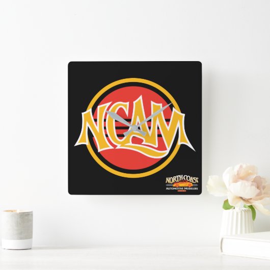 NCAM Workshop-klok Vierkante Klok (Huis)