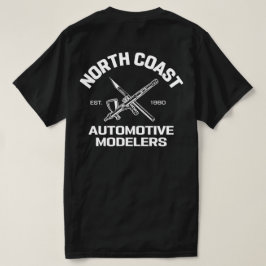 NCAM - zwart Shirt - voor- en achterafdruk
