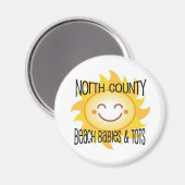 NCBBT cirkelmagneet Magneet (Voorkant / Achterkant)