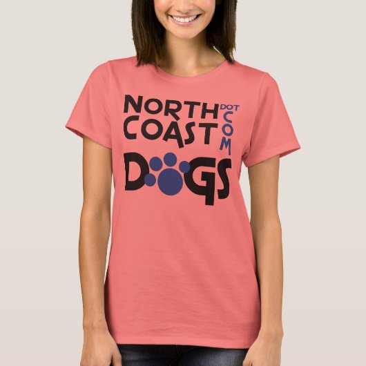 NCD Big Logo T-Shirt - Women's Blue Ringer (Voorkant)