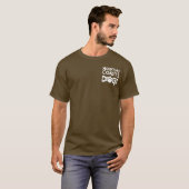 NCD Pocket Logo - wit op donker T-shirt (Voorkant volledig)