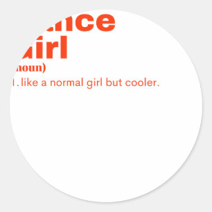 nce Girl - Dance Ronde Sticker