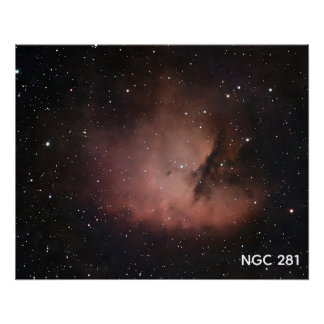 NCG 281 pacman nevel space Perfect Poster