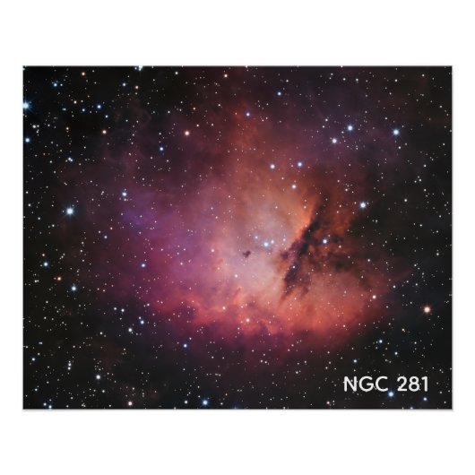 NCG 281 pacman nevel space Perfect Poster (Voorkant)