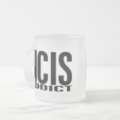 NCIS Addict Matglas Koffiemok (Voorkant links)