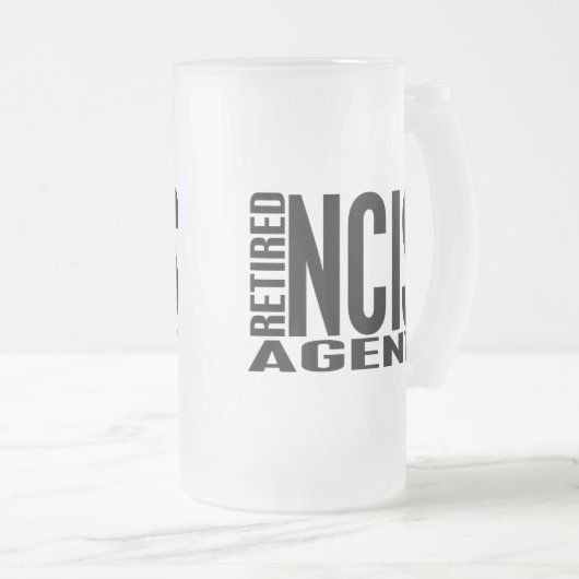 NCIS-agent in ruste Matglas Bierpul (Voorkant rechts)