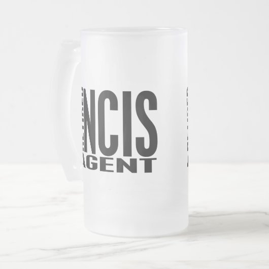 NCIS-agent in ruste Matglas Bierpul (Voorkant links)