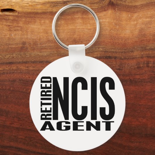 NCIS-agent in ruste Sleutelhanger (Voorkant)