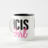 NCIS Girl 4 Tweekleurige Koffiemok (Voorkant links)