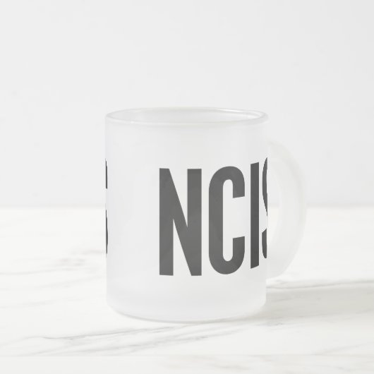 NCIS MATGLAS KOFFIEMOK (Voorkant rechts)