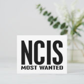 NCIS meest gezochte Briefkaart (Staand voorkant)