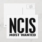 NCIS meest gezochte Briefkaart (Voorkant / Achterkant)