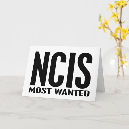 NCIS Most Wanted Kaart (Gele Bloem)