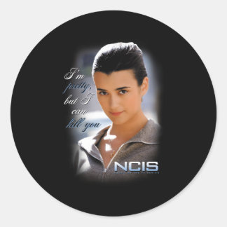 Ncis Ziva kan ik je helpen Ronde Sticker