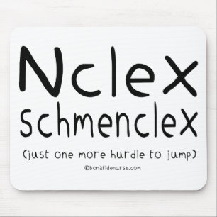 NCLEX Schmenclex-verpleegexamen Muismat