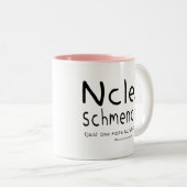 NCLEX Schmenclex-verpleegexamen Tweekleurige Koffiemok (Voorkant rechts)