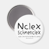 NCLEX Schmenclex Verpleegkundig examen Magneet (Voorkant / Achterkant)