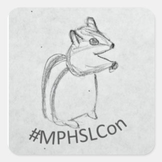 NCN/MLG's Chipmunk Vierkante Sticker