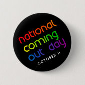 NCOD Rising Black Button (Voorkant)