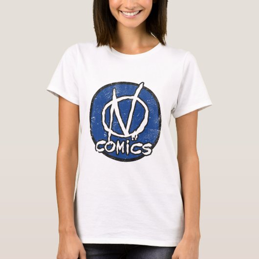 NComics - Logo Onderdruk T-shirt (Voorkant)