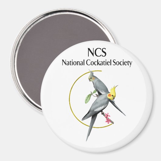 NCS grote 3 inch ronde magneet (Voorkant / Achterkant)