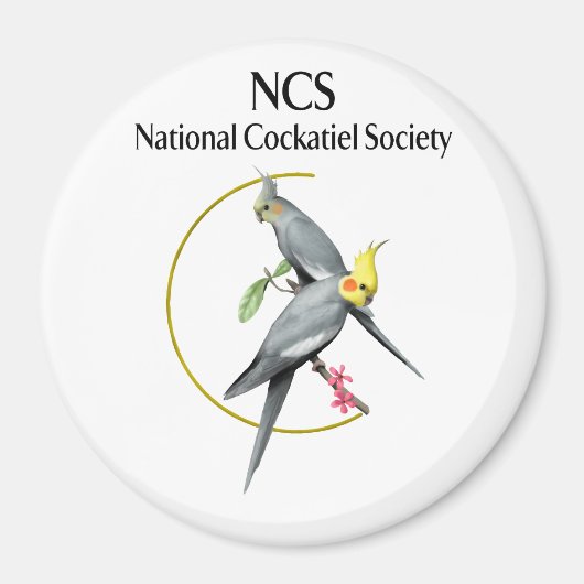 NCS grote 3 inch ronde magneet (Voorkant)