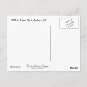 NCSSM, Bryan Clock Briefkaart (Achterkant)