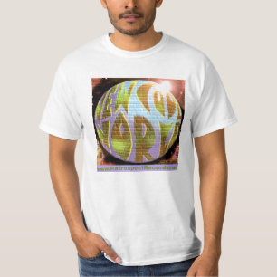 "NCW" Planet LOGO met RRs label Wit T Shirt