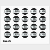 ND booster bord Ronde Sticker (Vel)