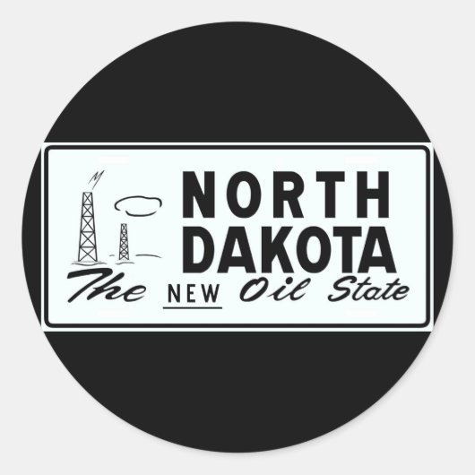 ND booster bord Ronde Sticker (Voorkant)
