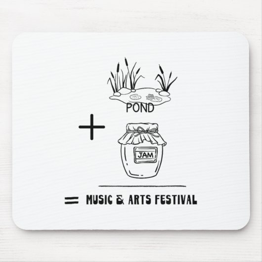 Nd Jam Rad City Michigan Michigander Music Arts Fe Muismat (Voorkant)