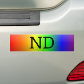 ND (NeuroDiverse) Bumpersticker (Op auto)