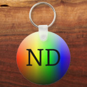 ND (NeuroDiverse) Sleutelhanger (Voorkant)