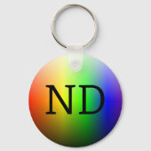 ND (NeuroDiverse) Sleutelhanger (Achterkant)