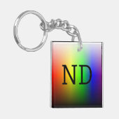 ND (NeuroDiverse) Sleutelhanger (Voorkant Links)