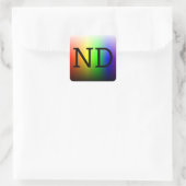 ND (NeuroDiverse) Vierkante Sticker (Tas)