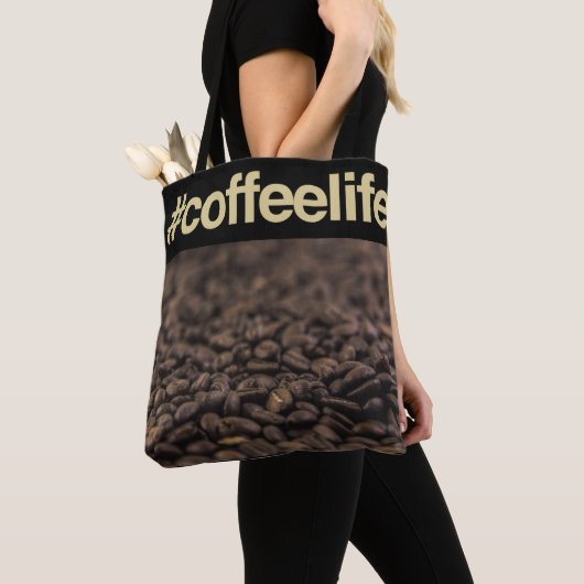 ND voor ES - #coffeelife Bag reeks Tote Bag (Dichtbij)