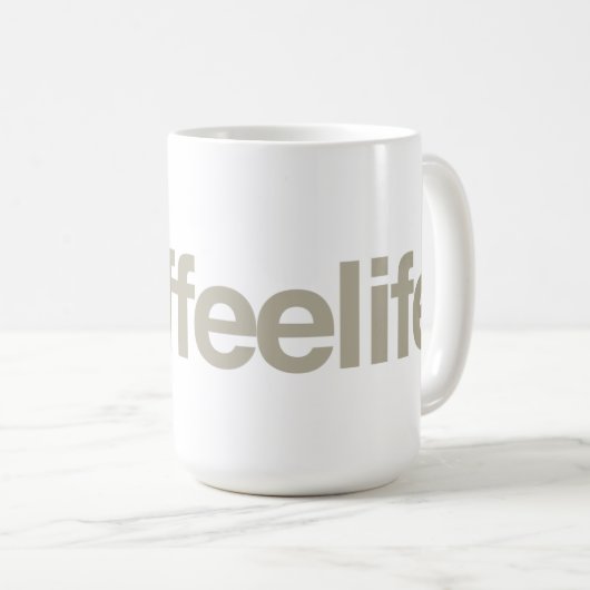 ND voor ES - #coffeelife Coffee Mok (Voorkant rechts)