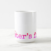 ND voor ES - Mok Jumbo Ombré-tekst WRITER (Center)