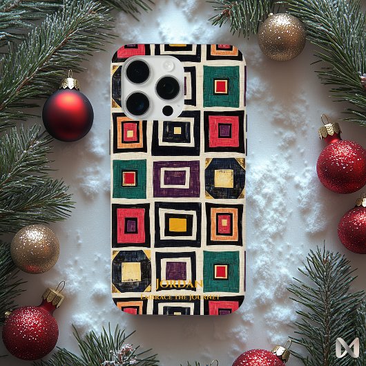 Ndebele-geometrie - artistieke culturele fusie Case-Mate iPhone case