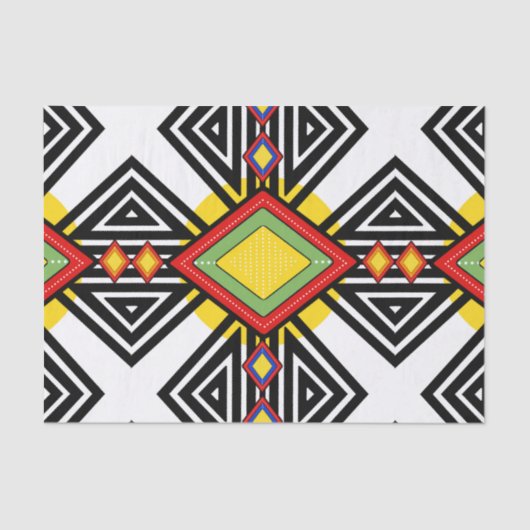 Ndebele Tissue Paper Tissuepapier (Voorkant)