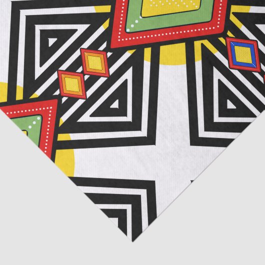 Ndebele Tissue Paper Tissuepapier (Detail)