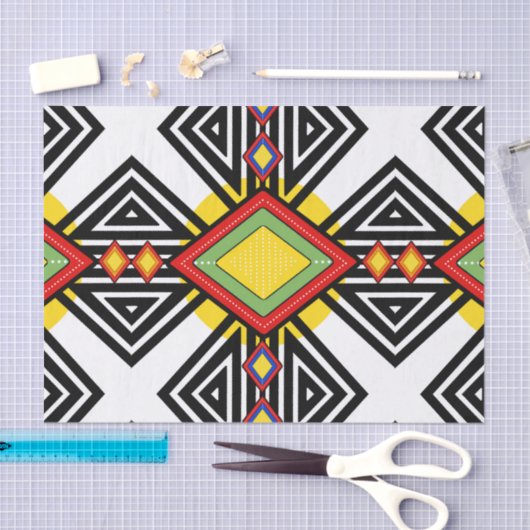 Ndebele Tissue Paper Tissuepapier (Craft)