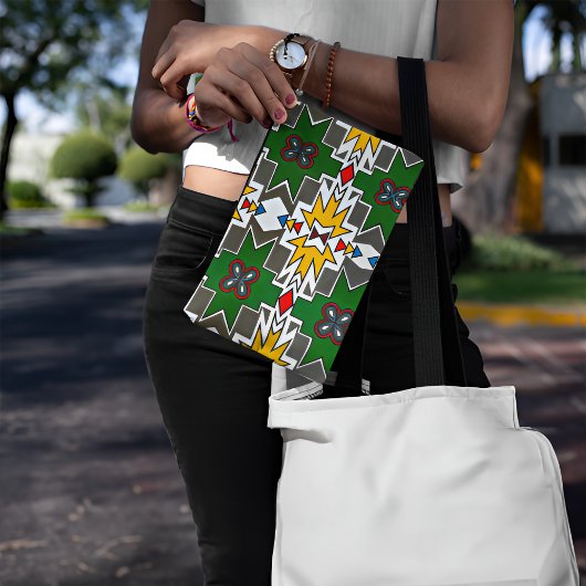 Ndebele traditionele kleding Afrikaanse stamkunst  Etui