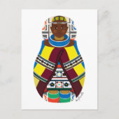 Ndebele, Zuid-Afrikaans Matryoshka-Briefkaart Briefkaart (Voorkant)