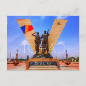 N'djamena, Tsjaad Reisansichtkaart Briefkaart (Voorkant)